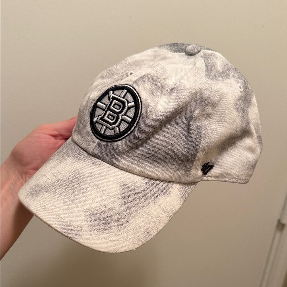 47 Brand Boston Bruins Gray Tie-Dye Cap